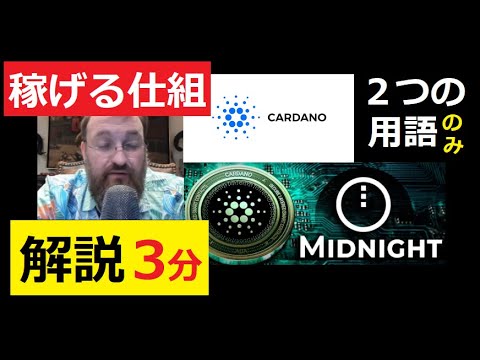【中堅投資家】カルダノADA/NIGHTが儲かる仕組み「２つの用語で解説」 サムネイル