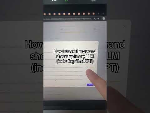 How I track if my brand shows up in any LLM (including Chat… サムネイル