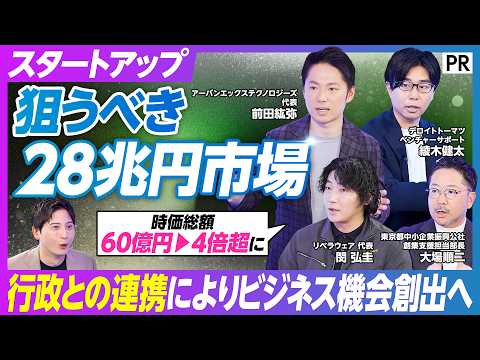 【スタートアップが狙うべき28兆円市場】今拡大する行政×スタートアップの連携/時価総額4倍以上伸長した事例も/なぜ今行… サムネイル