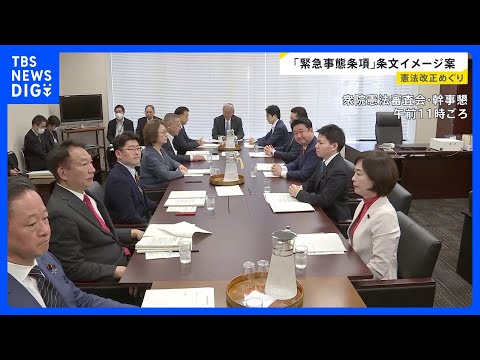 「緊急事態条項」条文のイメージ案判明　憲法改正めぐり衆議院法制局などが作成｜TBS NEWS DIG サムネイル
