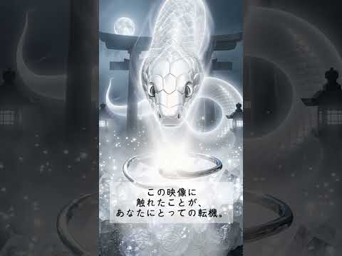 🐍✨ 神様の使いとして古くから崇められてきた蛇。