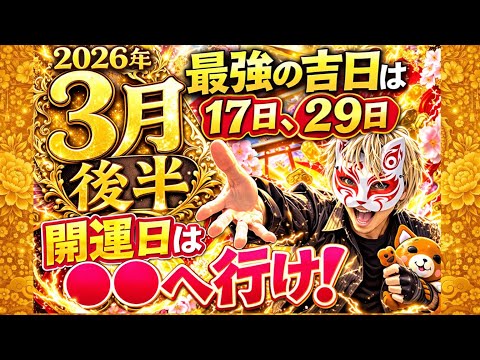 【開運ラッシュ】３月後半も止まりません！ 手相  吉日 占い サムネイル