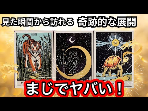 【目に止まった方へ】見た瞬間から訪れる✨奇跡的な事❤️現実が大きく動きます⭐️ガッツリ読み解きます サムネイル