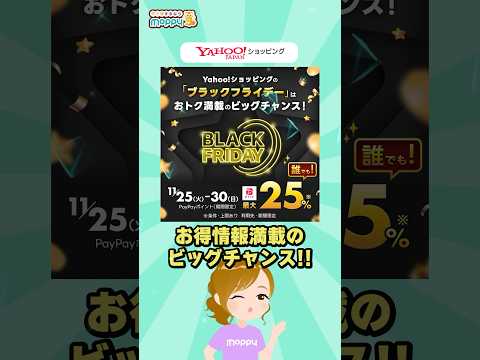 【ブラックフライデー】最大25%PayPayポイント(期間限定)付与!!ヤフーショッピングで話題の商品がお買い得♪【ヤ… サムネイル