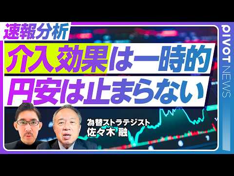 【速報解説:介入効果は一時的。円安は止まらない】なぜ今、介入？/過去の介入との比較/実質金利のさらなる低下/介入がもた… サムネイル