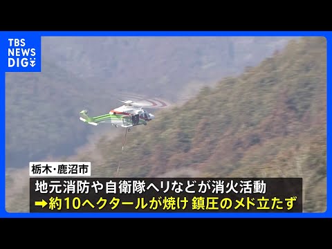 自衛隊ヘリも消火活動に　関東各地で山火事相次ぐ…　茨城・常陸太田市の住宅・工場火災は山林に延焼中　栃木・鹿沼市でも山林…