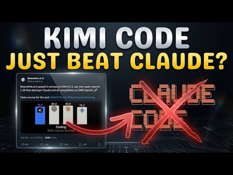 Kimi K2.5 + Kimi Code is NUTS: This Opensource Model DESTRO… サムネイル