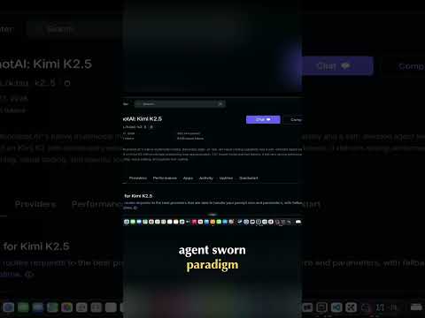 Kimi-K 2.5: The Future of AI Is HERE! 🤯 shorts サムネイル