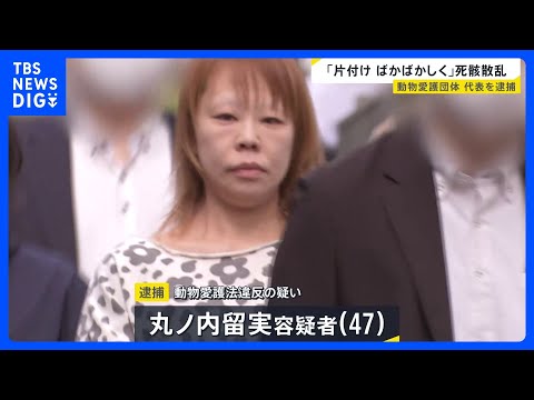 30匹以上の死骸が散乱…「片付け ばかばかしく」 動物愛護団体 代表を逮捕【news23】｜TBS NEWS DIG サムネイル