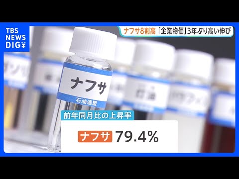 5月の企業物価指数 前年同月比+6.3％　中東情勢影響でナフサが80％近く上昇 値上がり波及か　日銀1%への「追加利上… サムネイル
