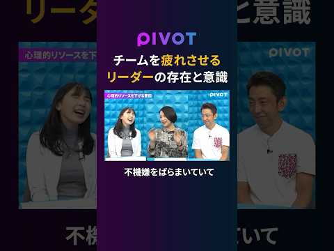 【必見】元ゴールドマンサックスが重要視する「心理的リソース」　pivot ピボット 田中渓  仕事 生産性 サムネイル