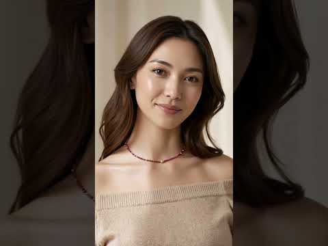 Ruby Aura Necklace ― 魂を満たす紅の波動と愛の輝き ― サムネイル