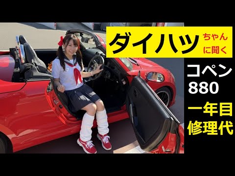 【中堅投資家】蜂丸コペン65万最初の一年のびっくり維持費 サムネイル