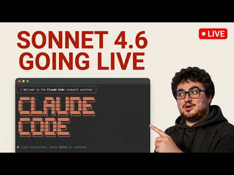 Live: Vibe Coding with Sonnet 4.6 + Claude Code (2500 users) サムネイル