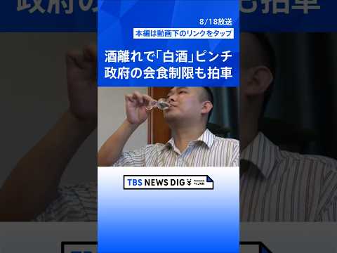 若者の酒離れは中国でも… “禁酒令”で伝統的な酒「白酒」が苦境に 酒造り体験やアイス開発など生き残りへ試行錯誤|TBS…