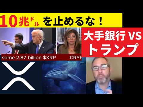 【中堅投資家】XRPの買い増しと銀行の抵抗「トランプFOX放送で糾弾」 サムネイル
