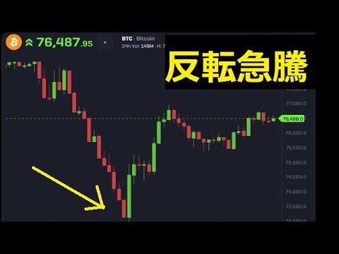 【中堅投資家】ビットコインの下落は底を打った！逆転くるか！ サムネイル