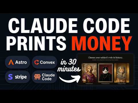 Opus 4.7 + Astro + Convex + Stripe = Full Monetized Apps IN… サムネイル