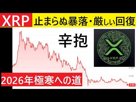 【中堅投資家】XRPさらに暴落！2026年はもう厳しいか？ サムネイル