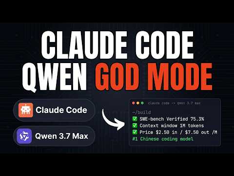Claude Code + NEW Qwen 3.7 MAX = ABSOLUTELY INSANE COMBO