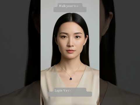 Lapis Veritas Necklace｜真実と叡智へ導くラピスラズリ【真実・叡智・魂の覚醒】 サムネイル