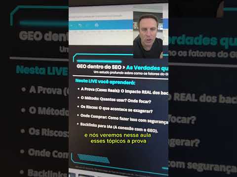 Live Semanal a partir de 28/10/25 (terça-feira)