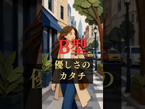 B型の優しさのカタチ 占い 血液型占い 血液型 性格診断 shorts