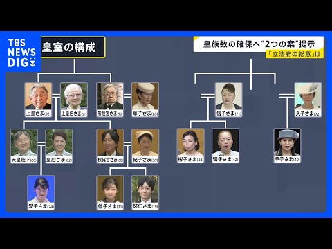 “皇族数の確保策”とりまとめ案　「女性皇族の結婚後の身分保持」や「旧宮家・男系男子の養子」　一方で｢女性・女系天皇｣の… サムネイル