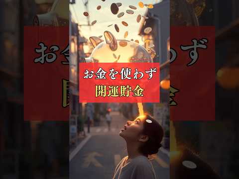 お金を使わず開運貯金  開運 占い 運気アップ shorts サムネイル
