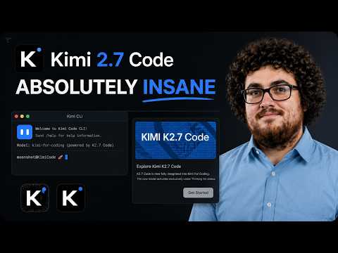 Kimi 2,7 + Kimi Code = This New Combo BEATS Claude Code? サムネイル