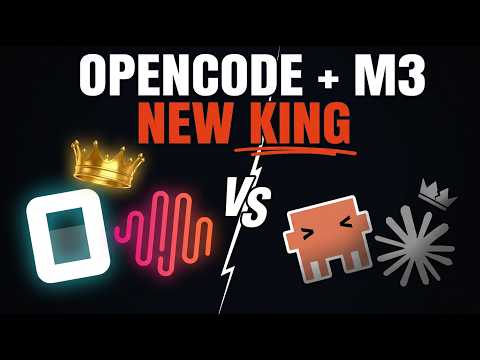 MiniMax M3 + OpenCode is the NEW KING of AI Coding (Open So… サムネイル