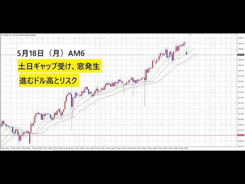 【中堅投資家】FX：5月18日AM6「窓に関するココだけの話し」 サムネイル
