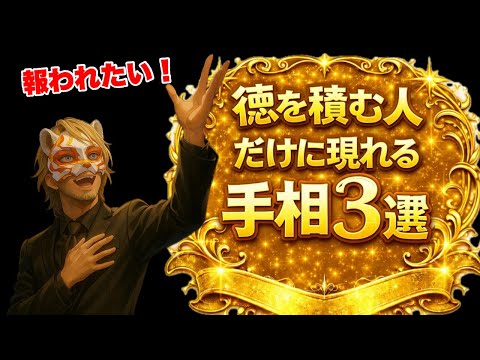 徳を積む人だけに現れる手相3選 手相  手相占い  占い 女性 50代  60代 サムネイル