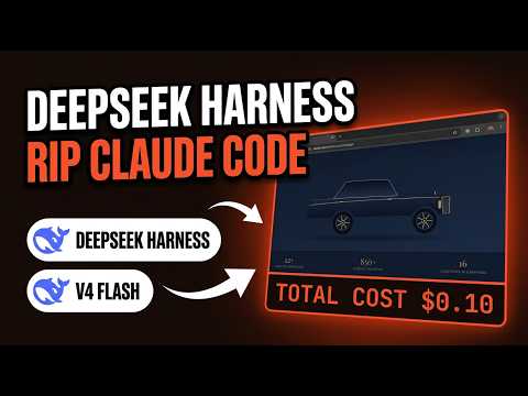 NEW DeepSeek Harness + V4 Flash = Full Site For $0.10 (INSA…