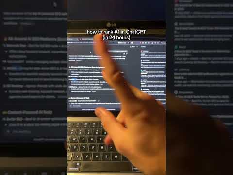 How to Rank 1 in ChatGPT (in 24 hours) サムネイル