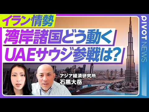 【湾岸諸国は参戦するのか？】イラン情勢激化でサウジ・UAEの「レッドライン」は／そもそも湾岸諸国とイランの歴史とは／空… サムネイル