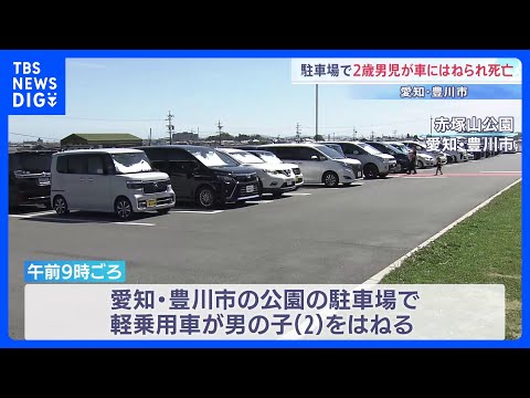 公園駐車場で車にはねられ2歳男児死亡　運転していた82歳男を逮捕　愛知・豊川市｜TBS NEWS DIG サムネイル