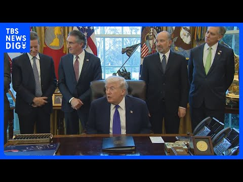 トランプ大統領　レアアースなどの重要鉱物の民間向け備蓄制度の創設を発表　中国への依存リスクに対応｜TBS NEWS D… サムネイル