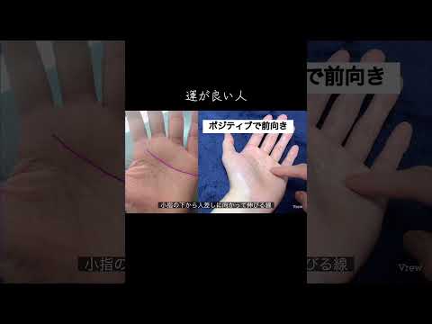 運が良い人の特徴と手相 占い 今日から開運 手相 手相占い サムネイル