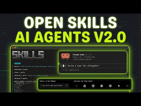 These New Agent Skills Just Changed EVERYTHING (skills.sh) サムネイル