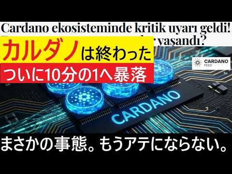 【中堅投資家】カルダノは終了か産みの苦しみか「トルコの記事を翻訳要約」 サムネイル