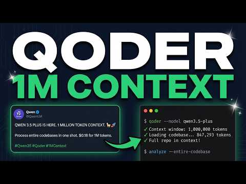 New Qwen 3.5 Plus + Qoder IS ABSOLUTELY INSANE サムネイル