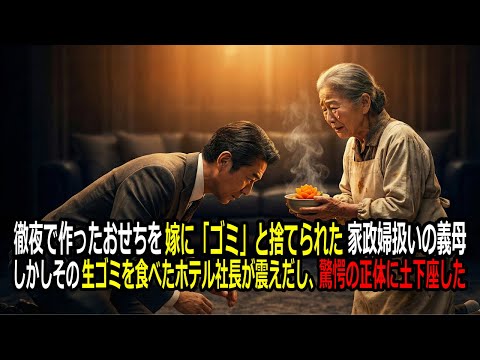 「ババアの作った正月料理なんて食えるか！」嫁に罵倒された姑。しかし元料亭の女将だと知った瞬間、一同は凍りついた サムネイル